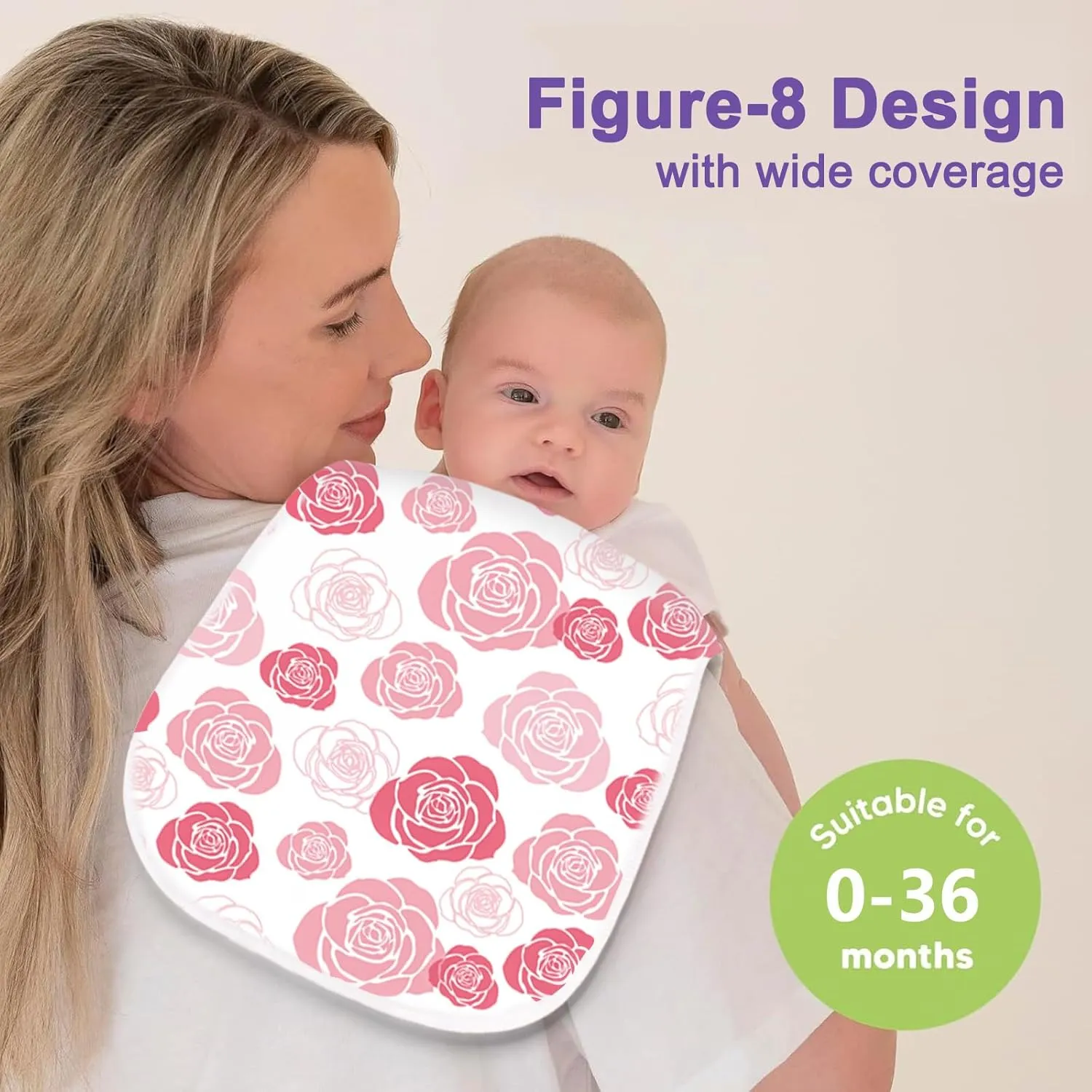 10-Pack Burp Cloths for Baby Boys and Girls - Organic Baby Burp Cloth,Baby Washcloths, Burp Rags, Large Neutral Burp Clothes for Newborn