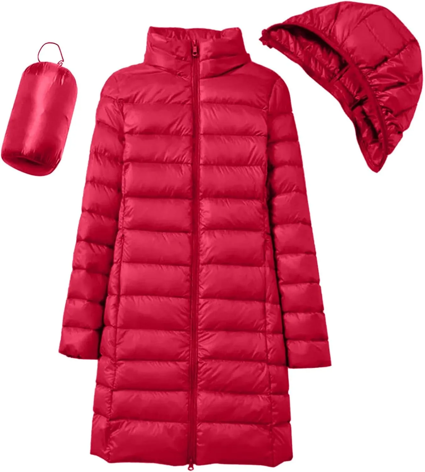 2024 Women Warm Lightweight Hoodless Windproof Winter Coat With Recycled Insulation Winter Slim Fashion Winter