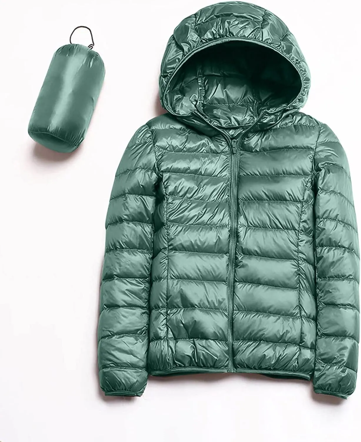 2024 Women's Fashion Trench Coat Fleece Hooded Warm Fleece Jackets Outerwear Padded Coat Winter Coats