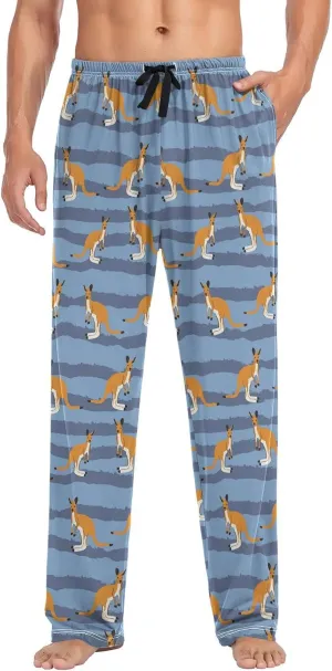 Aslsiy Mens Pajama Pants Autumn Pajama Bottoms Winter Lounge Sleep Pants