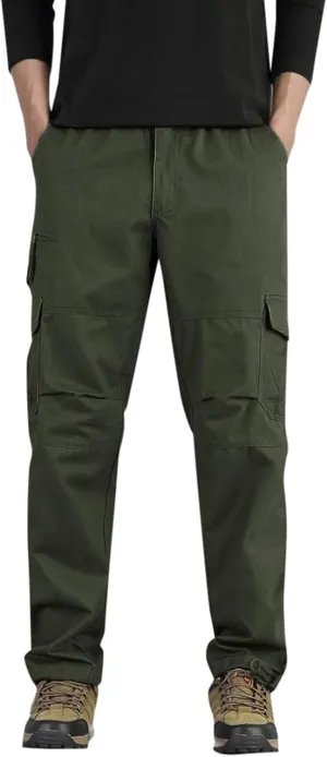Athletic Pants Spring and Autumn New Men's Cargo Pants Multi Pocket Casual Trousers Straight