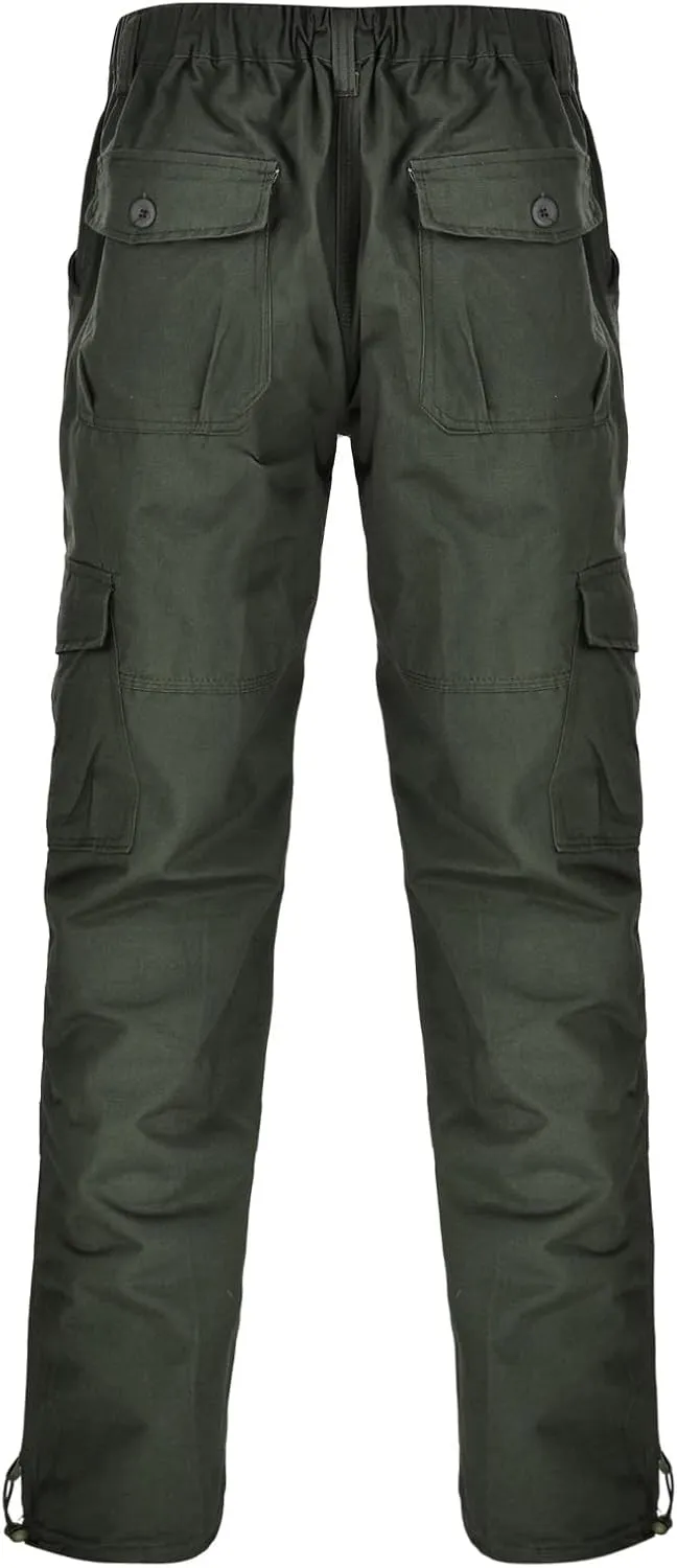 Athletic Pants Spring and Autumn New Men's Cargo Pants Multi Pocket Casual Trousers Straight
