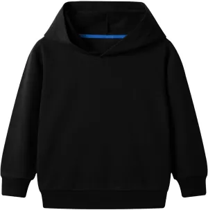 Baby Toddler Kids Boy Girl Solid Color Long Sleeve Casual Hoodie Sweatershirt Pullover Basic Clothes Tops