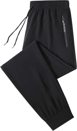 Beeswan Pants Unisex Womens Stretch Active Pants Comfy Breathable Cinch Bottoms Trousers Elastic Athletic Pants