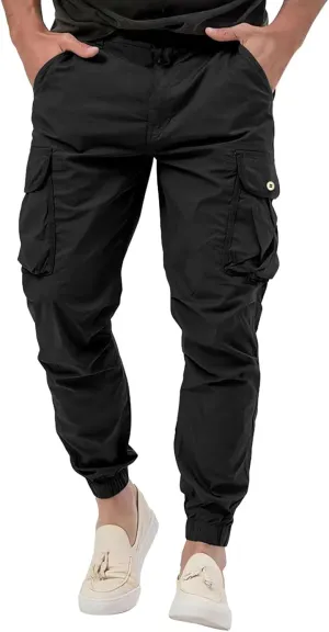 Cargo for Men Pants Male All Matching Tooling Multi Pocket Button Solid Color Trousers Pantalones Tcticos para Hombre