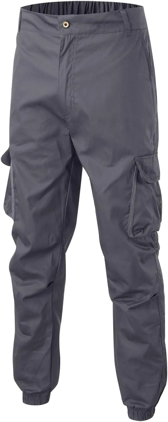 Cargo for Men Pants Male All Matching Tooling Multi Pocket Button Solid Color Trousers Pantalones Tcticos para Hombre
