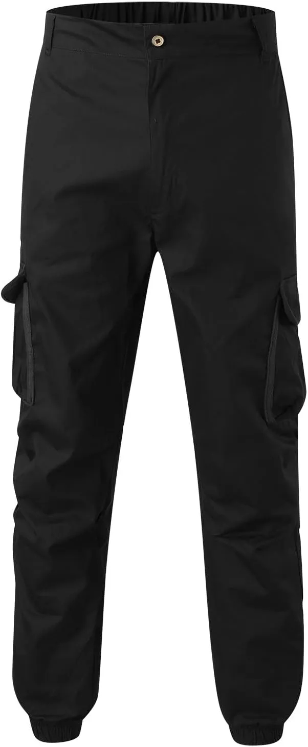 Cargo for Men Pants Male All Matching Tooling Multi Pocket Button Solid Color Trousers Pantalones Tcticos para Hombre