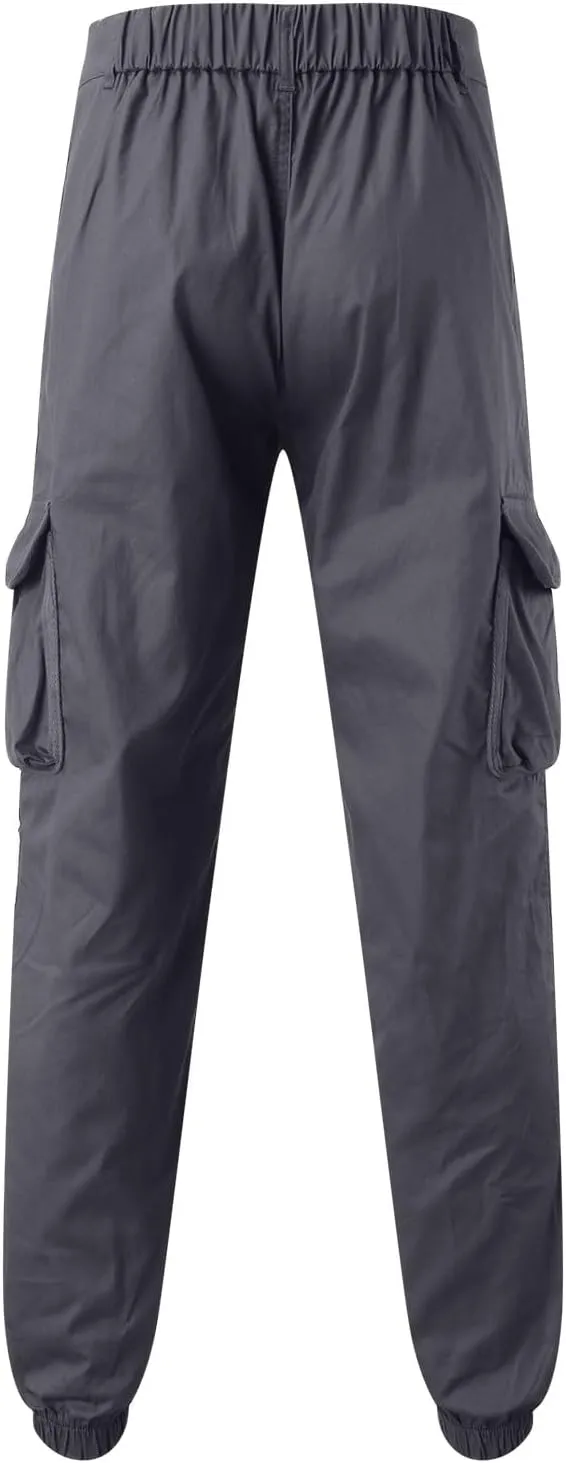 Cargo for Men Pants Male All Matching Tooling Multi Pocket Button Solid Color Trousers Pantalones Tcticos para Hombre
