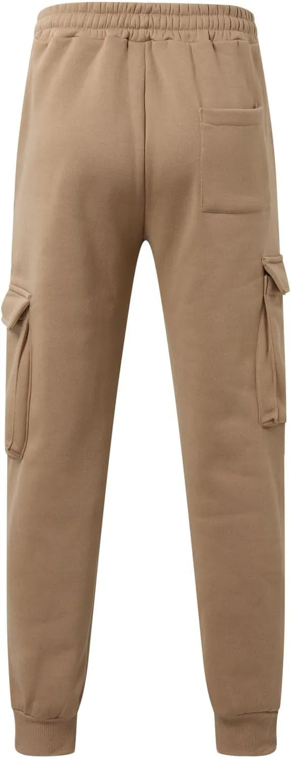 Cargo Men Pants Winter Fleece Men's Casual Cargo Multi Pocket Sports Casual Pants Pantaln Cargo