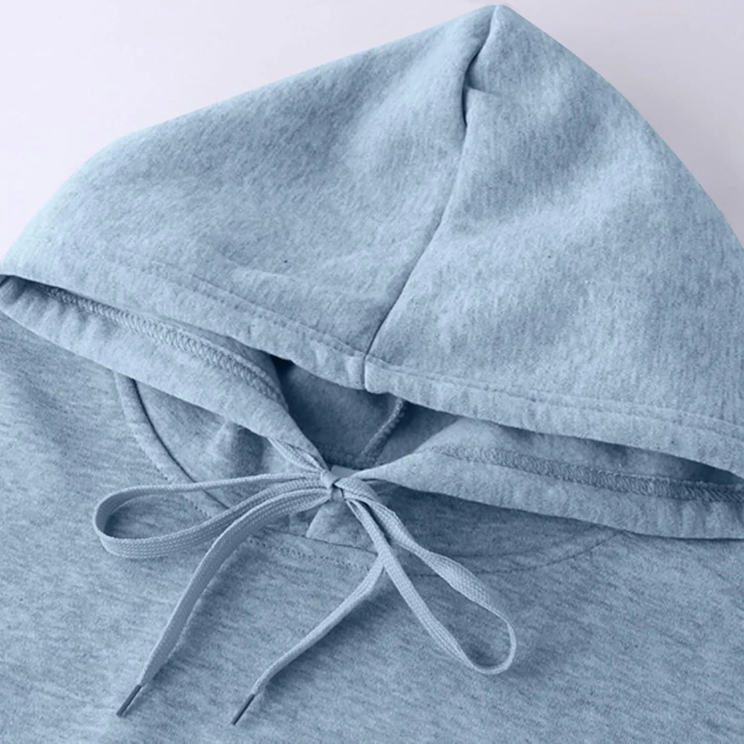 Classic Basic Solid Women's Hoodies Casual Fleece Long Sleeve Sweatshirt Loose Oversized Y2K Pullover Tops