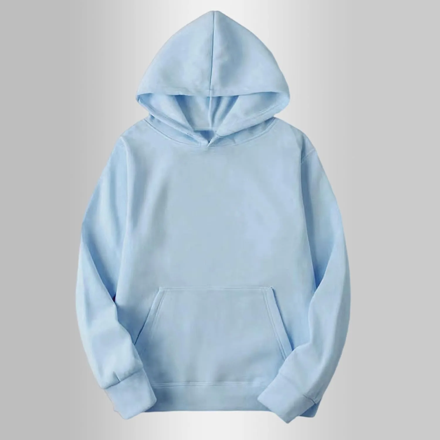 Classic Basic Solid Women's Hoodies Casual Fleece Long Sleeve Sweatshirt Loose Oversized Y2K Pullover Tops