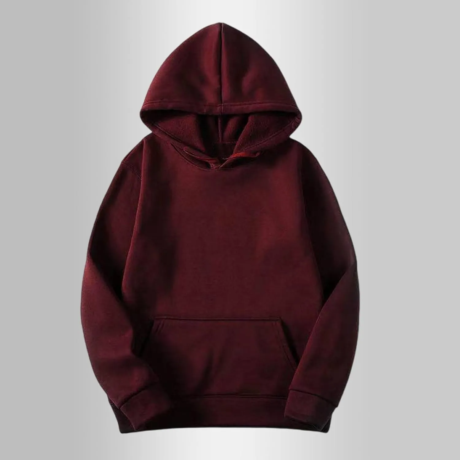 Fall Basic Fleece Women's Hoodies Classic Solid Long Sleeve Pullover Tops Casual Oversized Sweatshirt with Pocket