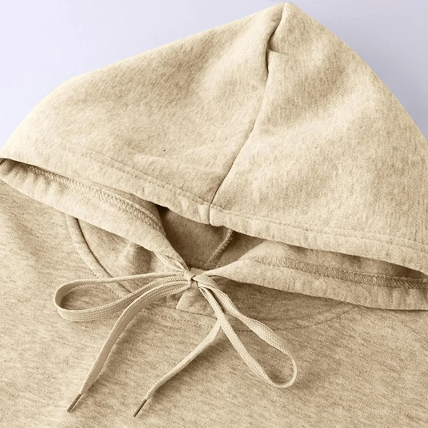 Fall Basic Fleece Women's Hoodies Classic Solid Long Sleeve Pullover Tops Casual Oversized Sweatshirt with Pocket