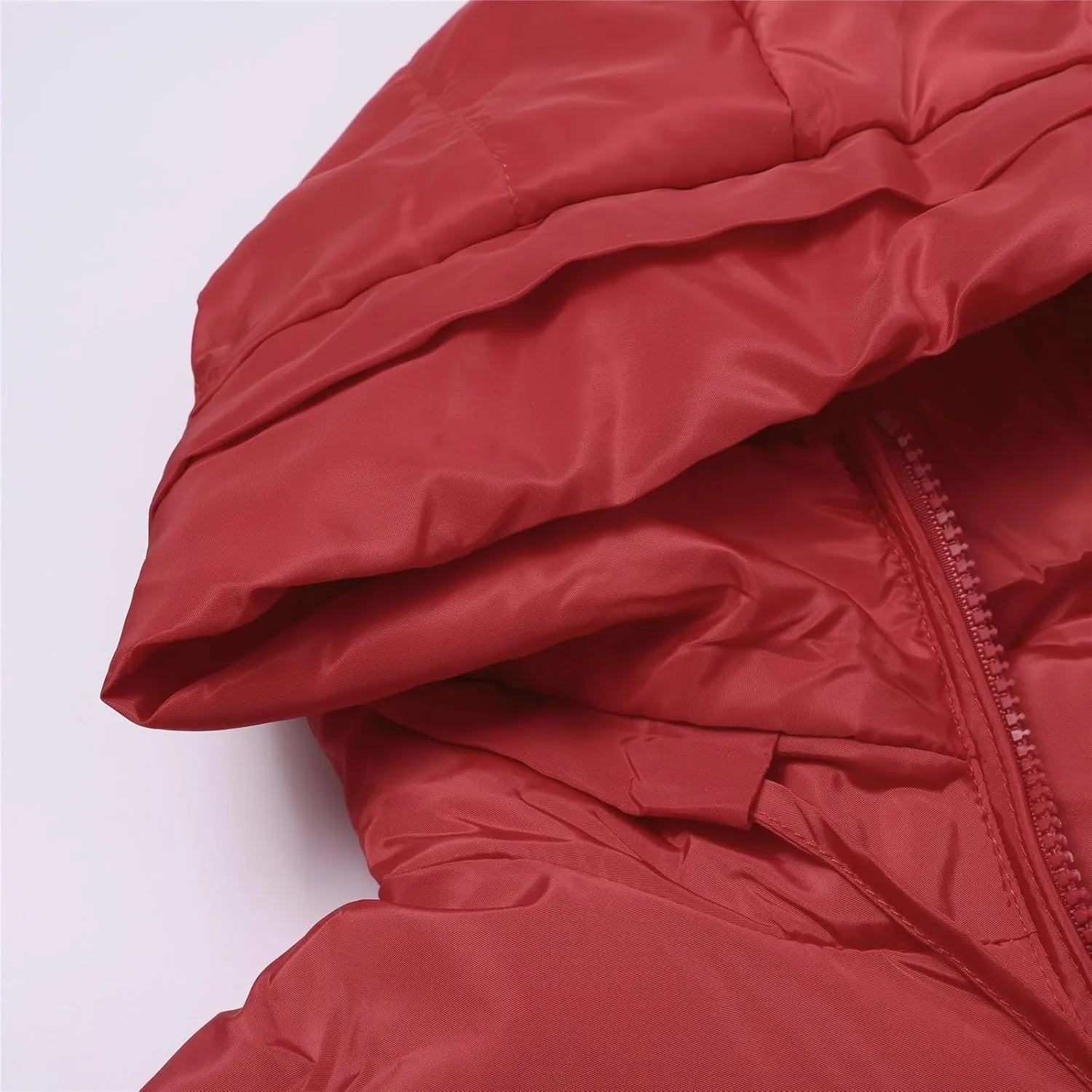 Faux fur Hood Snow Parka Hooded Puffer Jacket Lightweight Winter Coat Winter Puffer Coats Womens Winter Jacket Warm
