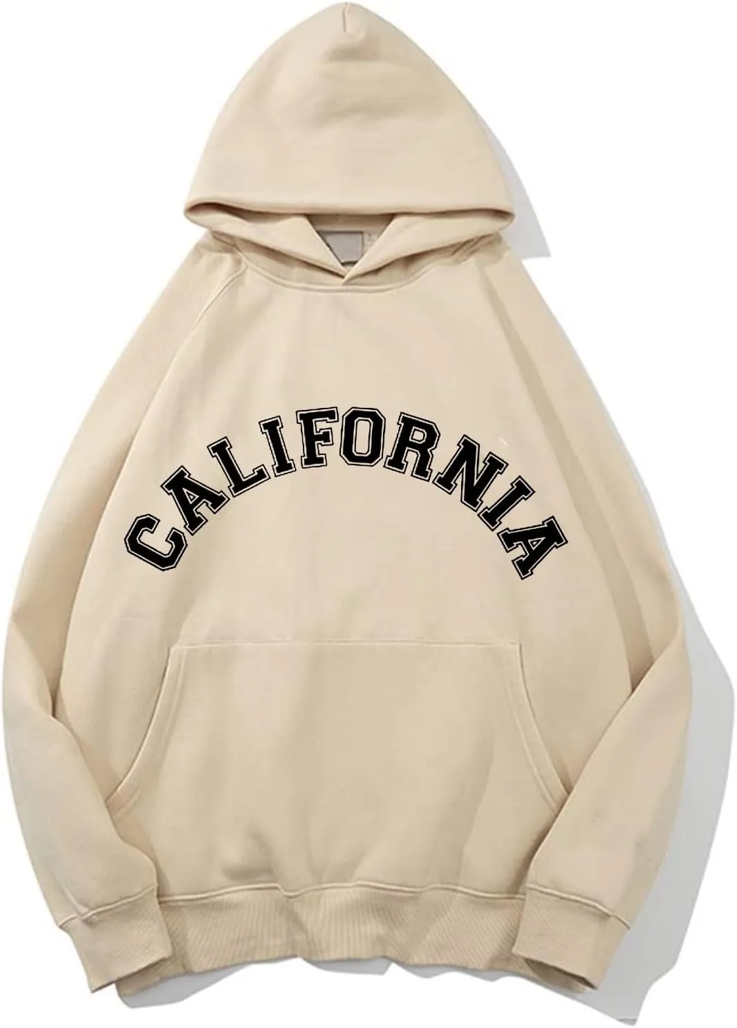 GIERIDUC Sweatshirt for Women Oversized Letter Print Fleece Crew Neck Pullover Casual Comfy Fall Fashion Teen Girl Hoodies