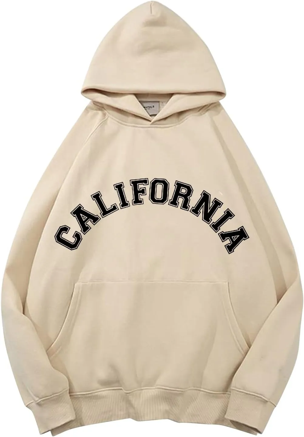GIERIDUC Sweatshirt for Women Oversized Letter Print Fleece Crew Neck Pullover Casual Comfy Fall Fashion Teen Girl Hoodies