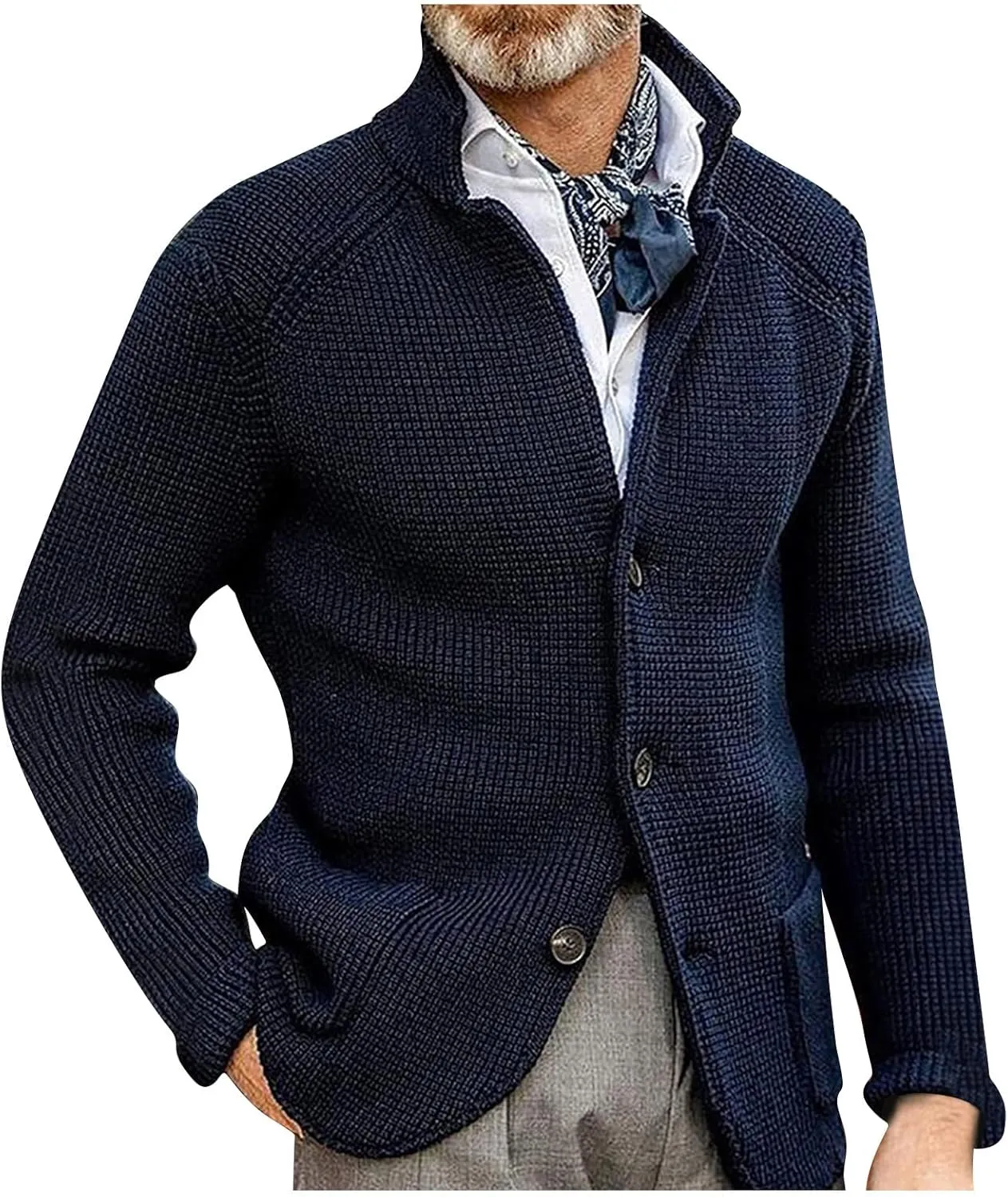 Jackets for Men Autumn and Winter Men's Fashion Loose Hooded Jacket Sweater Jackets