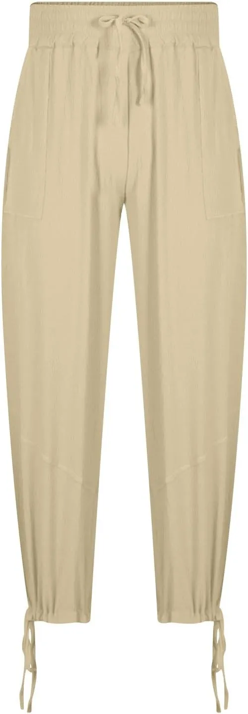Jogger Pants for Men Sweatpants Casual Jogging Running Tapered Trousers Male Elastic Waist Track Pants Cinch Bottoms