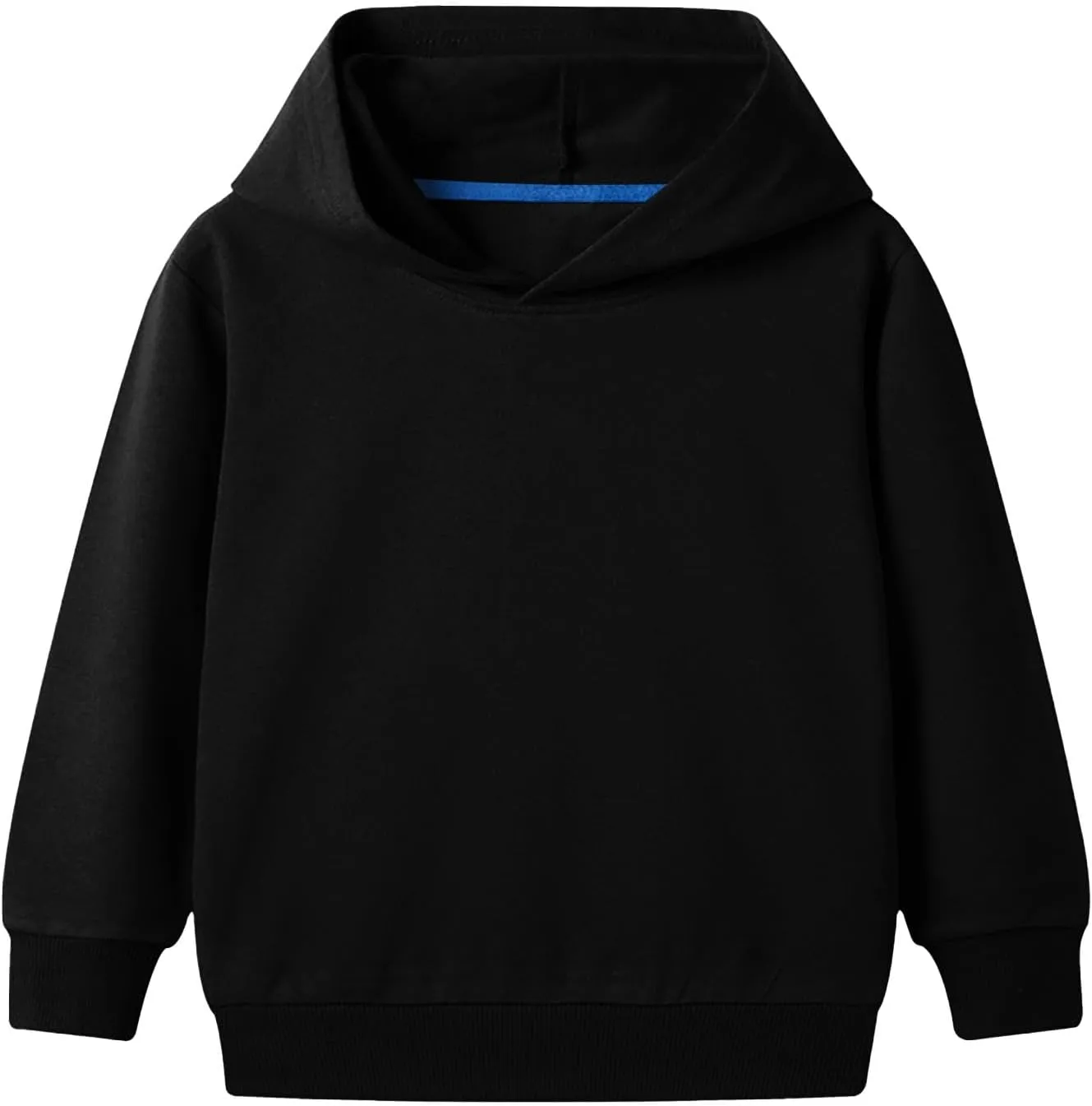 Kids Boys' Solid Cotton Hoodie Pullover Sweatshirt Toddler Girls Classic Basic Hooded Sweatshirt Preppy Hoodie Top