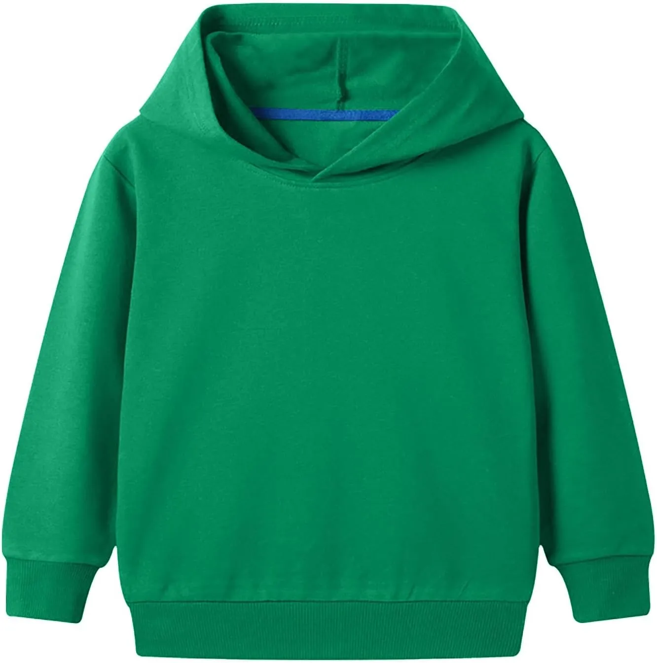 Kids Boys' Solid Cotton Hoodie Pullover Sweatshirt Toddler Girls Classic Basic Hooded Sweatshirt Preppy Hoodie Top