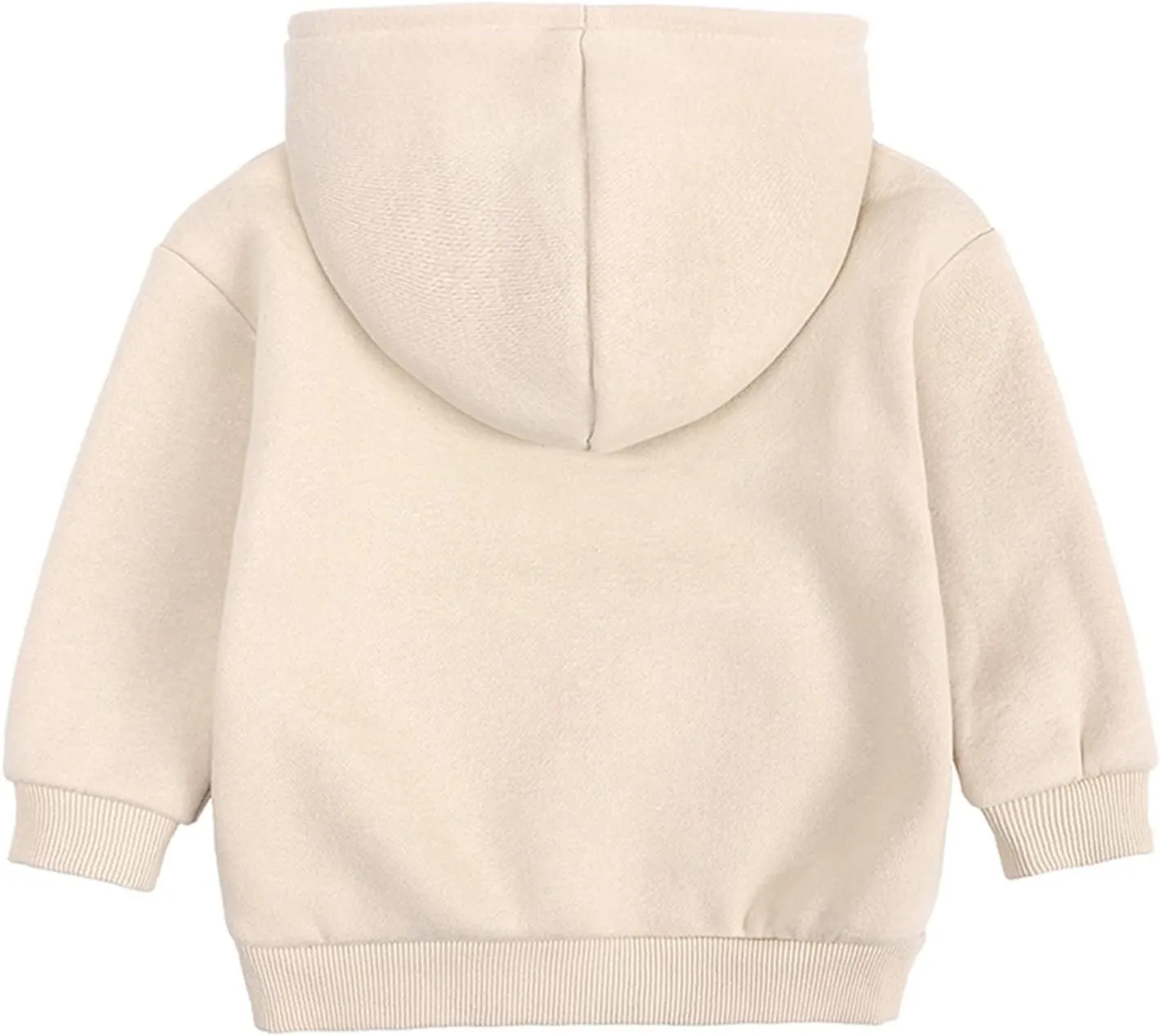 Kids Soft Brushed Fleece Hooded Sweatshirts Active Pullover Hoodie for Boy Girl Basic Solid Cotton Hoodie for Toddler