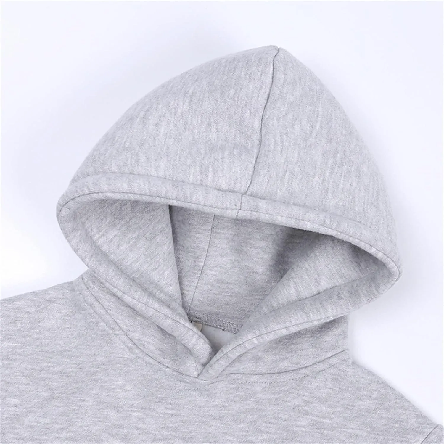 Kids Soft Brushed Fleece Hooded Sweatshirts Active Pullover Hoodie for Boy Girl Basic Solid Cotton Hoodie for Toddler