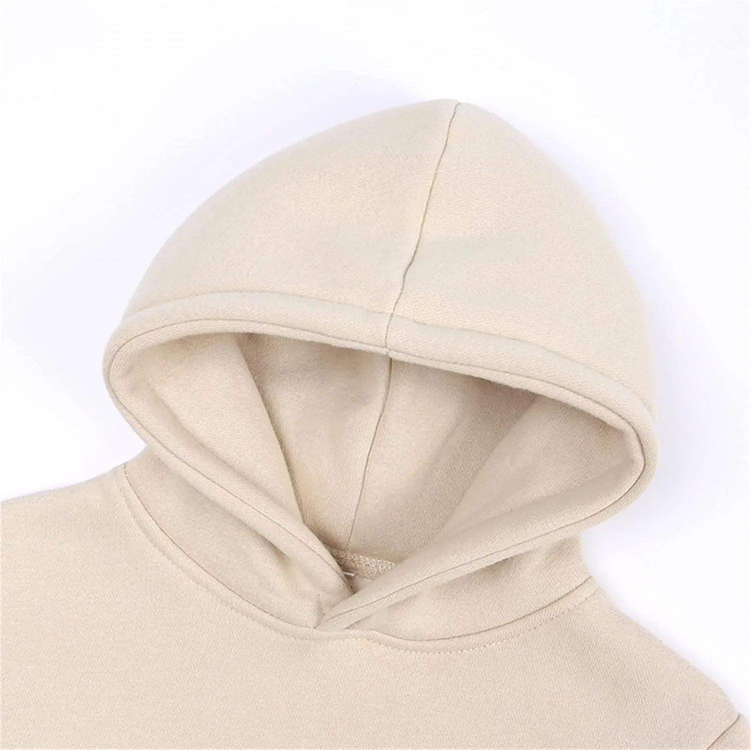 Kids Soft Brushed Fleece Hooded Sweatshirts Active Pullover Hoodie for Boy Girl Basic Solid Cotton Hoodie for Toddler