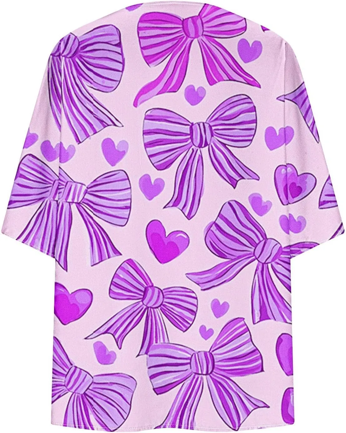 Kimonos for Women Summer Chiffon Beach Cover Up Lightweight Open Front 3/4 Sleeve Cardigan Vacation Outfits