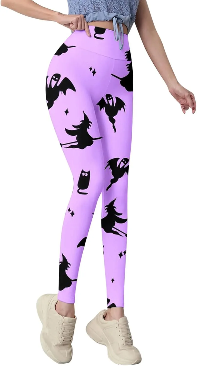 LCMTWX Crazy Yoga Leggings All- Women Casual Printed Long Christmas Pants Boot Pants Crazy Yoga Leggings Winter Warm Thick