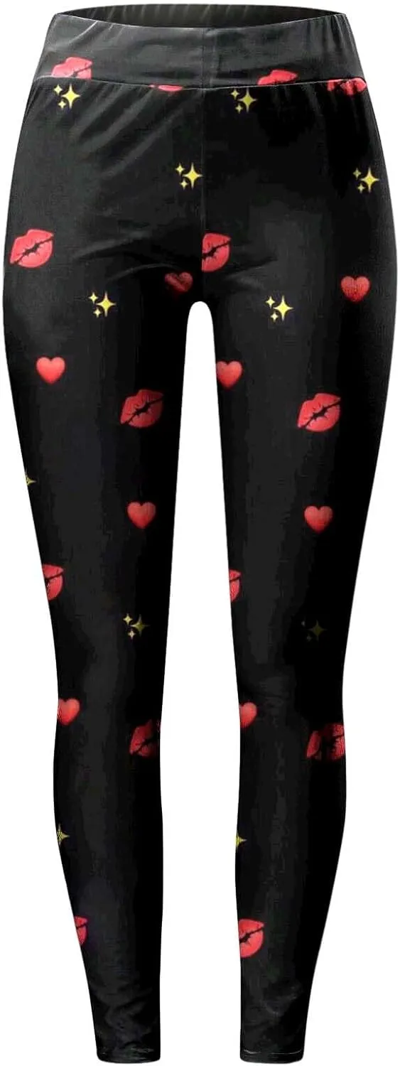 LCMTWX High Waisted Print Leggings for Women Jeans Slim Waist Solid Pants Elastic Denim Color Women Pocket Button High