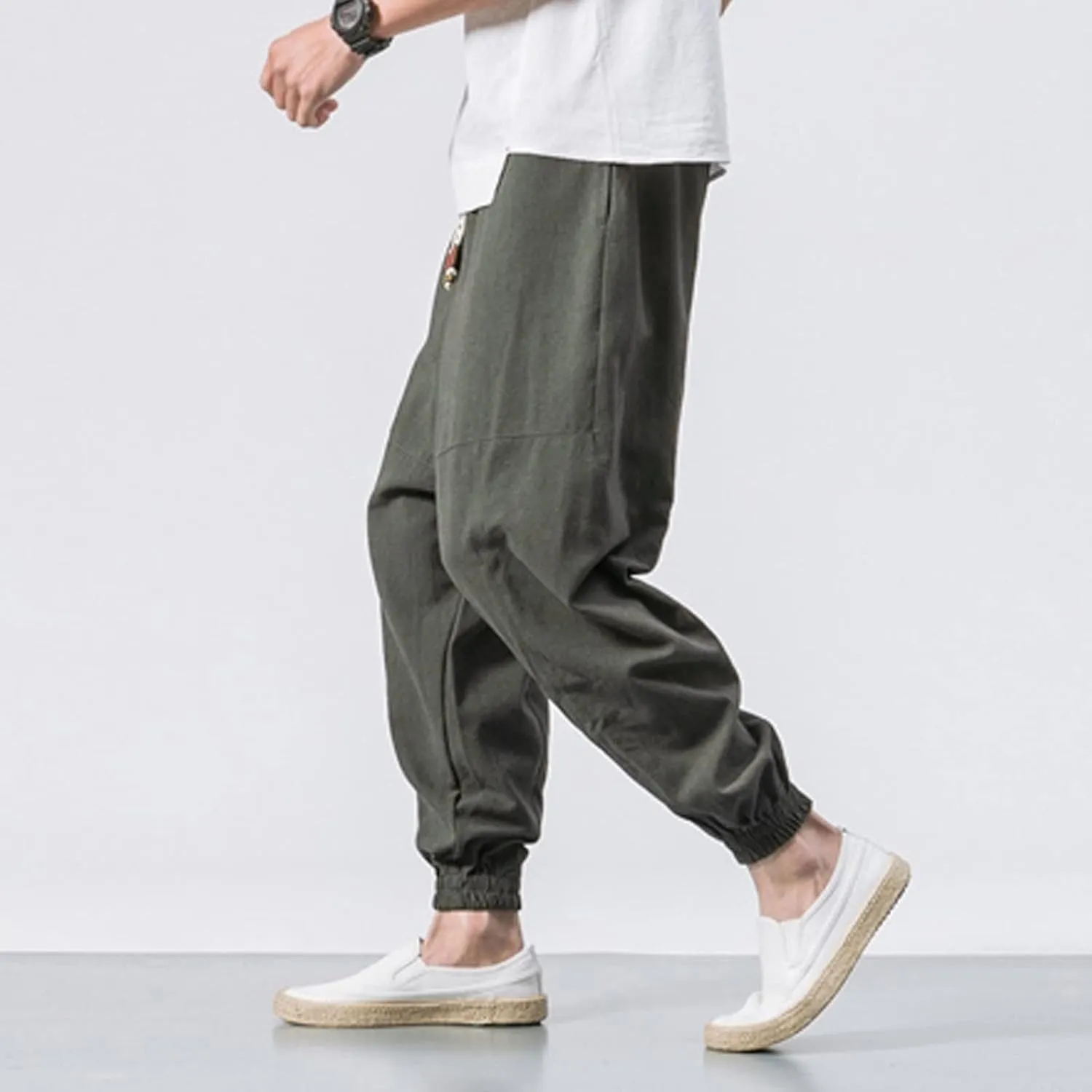 LCMTWX Joggers Pants Man Pants Women Autumn Winter and Solid Men and Men's Pants Comfort Multi-Pocket