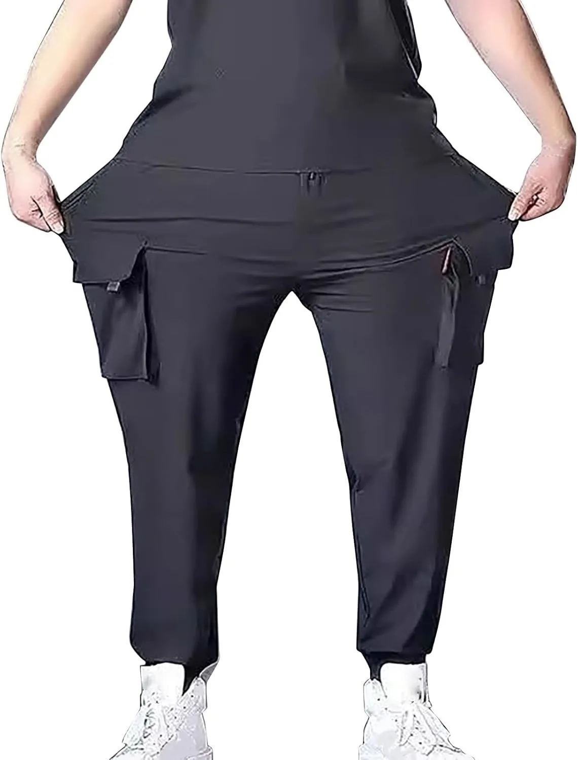 LCMTWX Joggers Pants Man Pants Women Autumn Winter and Solid Men and Men's Pants Comfort Multi-Pocket