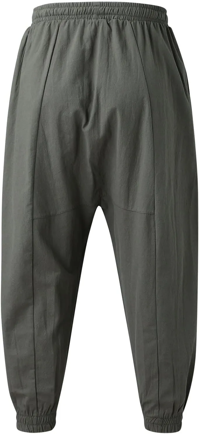 LCMTWX Joggers Pants Man Pants Women Autumn Winter and Solid Men and Men's Pants Comfort Multi-Pocket