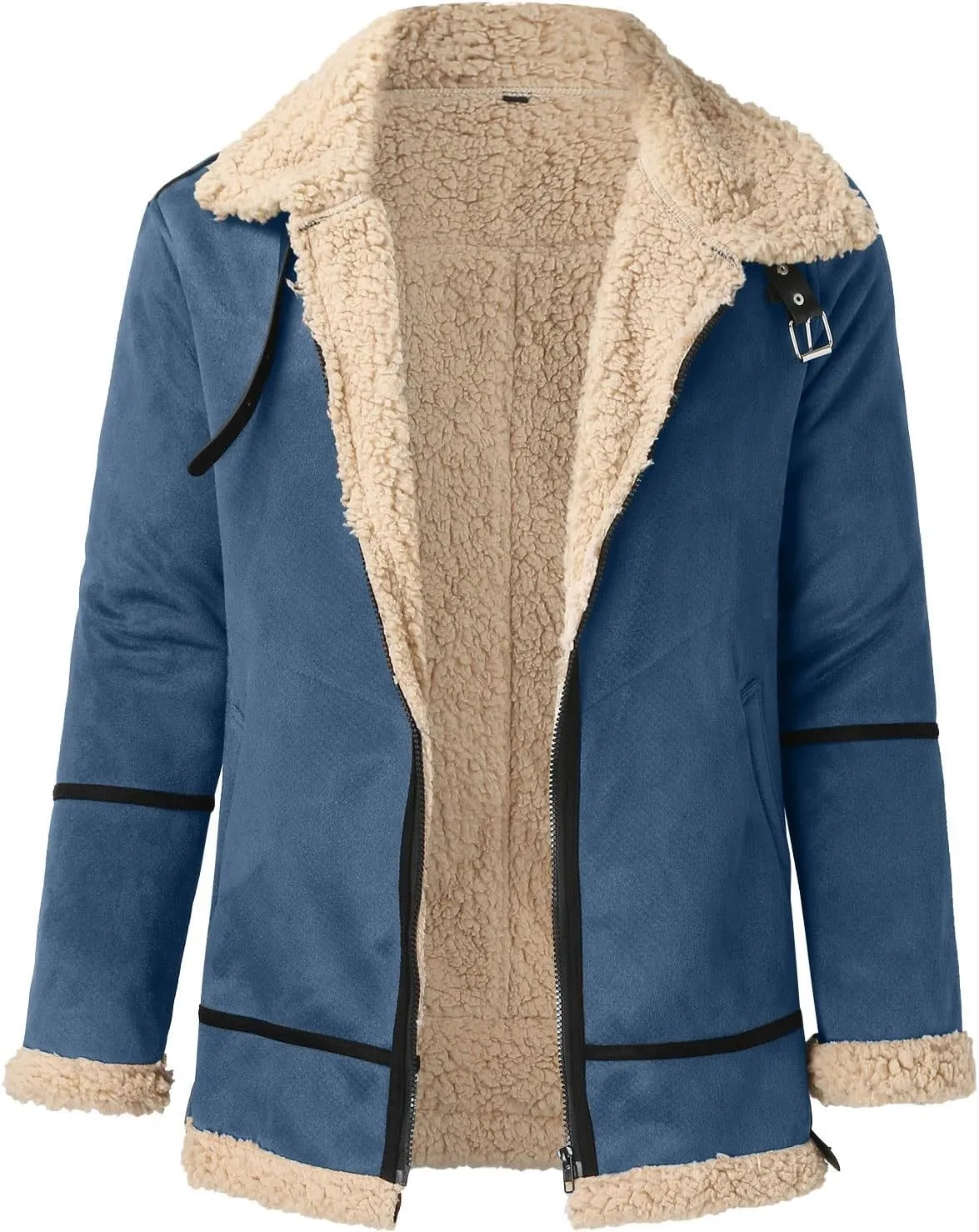 LCMTWX Winter Jackets for Men Jacket Stand Collar Knitted Splice Sweater Coat Casual Cardigan Stylish Winter Coats for