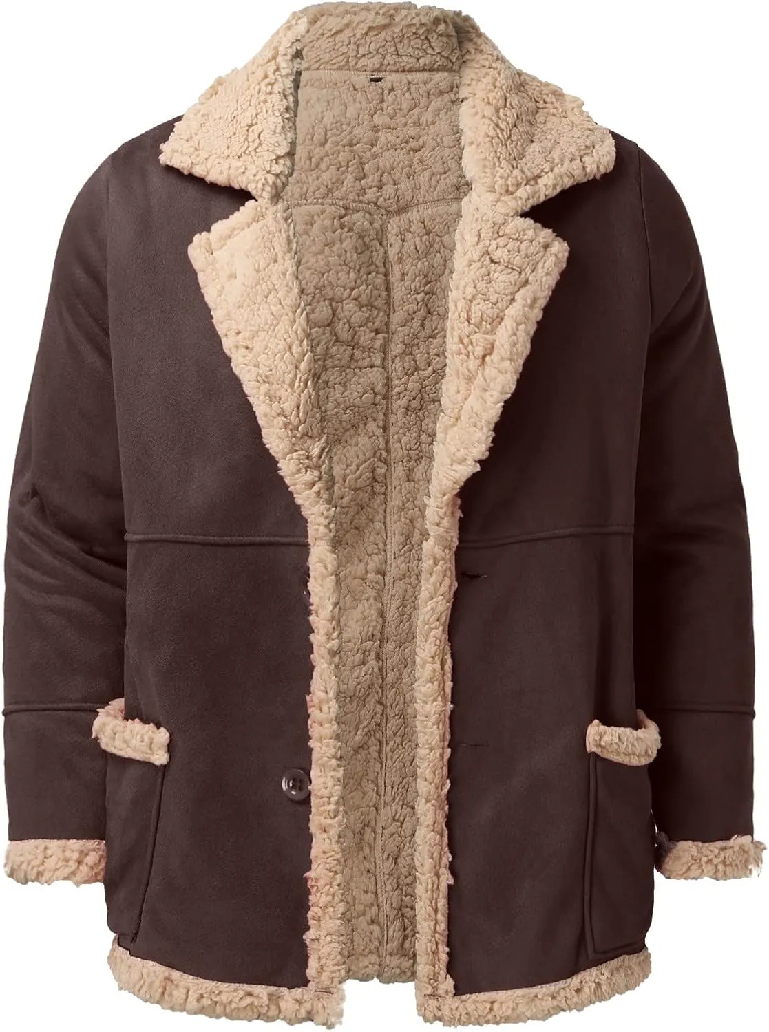 LCMTWX Winter Jackets for Men Jacket Stand Collar Knitted Splice Sweater Coat Casual Cardigan Stylish Winter Coats for