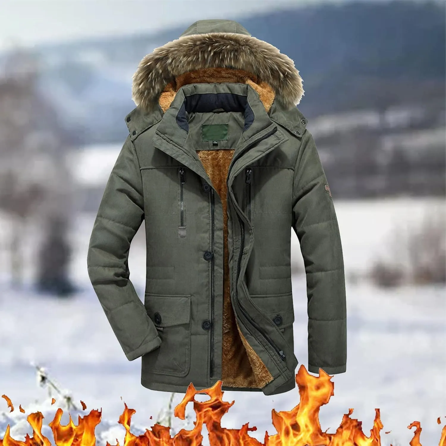 LCMTWX Winter Jackets for Men Jacket Stand Collar Knitted Splice Sweater Coat Casual Cardigan Stylish Winter Coats for