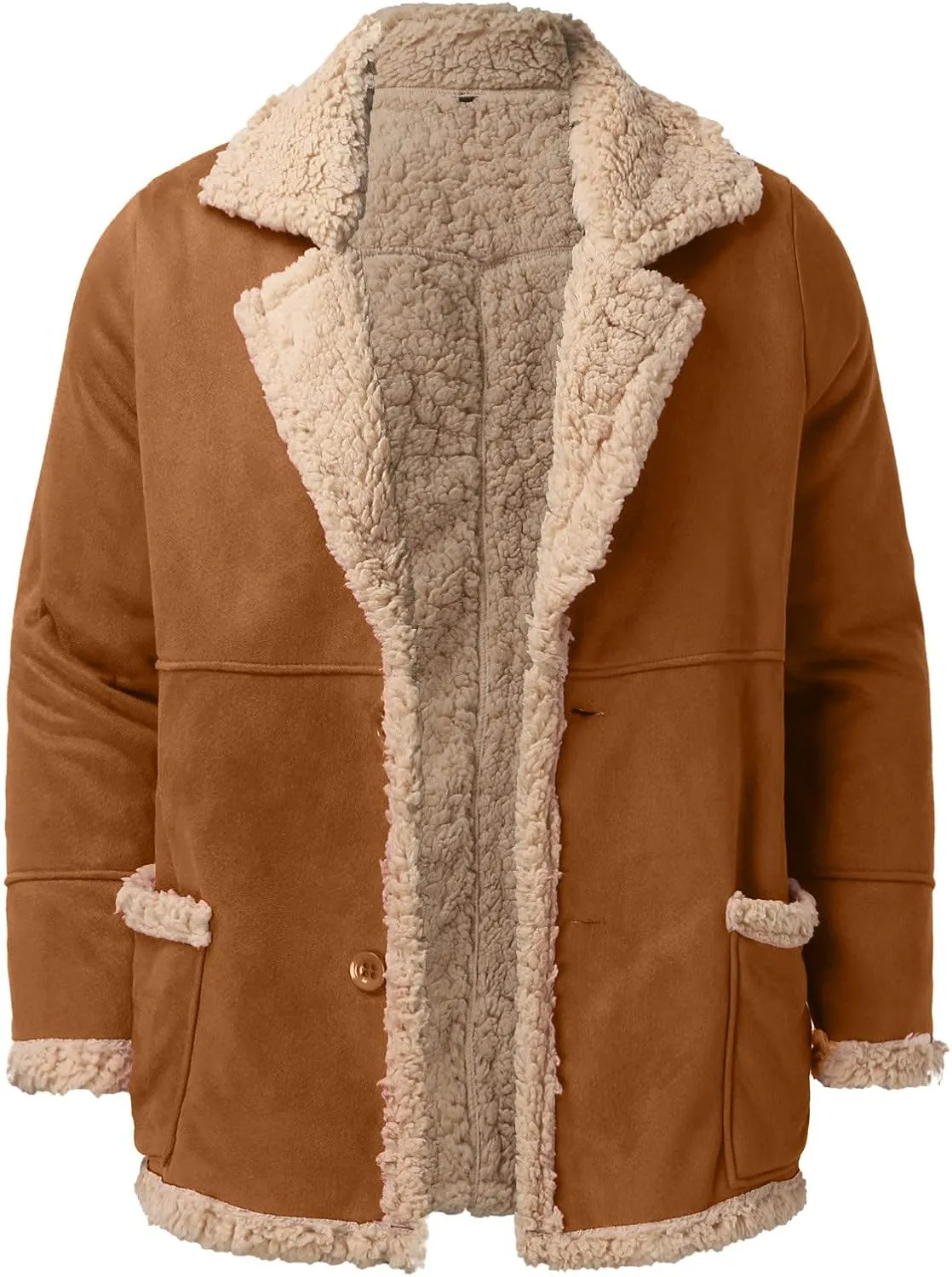LCMTWX Winter Jackets for Men Jacket Stand Collar Knitted Splice Sweater Coat Casual Cardigan Stylish Winter Coats for