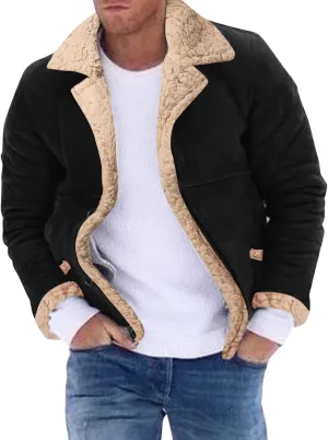 LCMTWX Winter Jackets for Men Jacket Stand Collar Knitted Splice Sweater Coat Casual Cardigan Stylish Winter Coats for