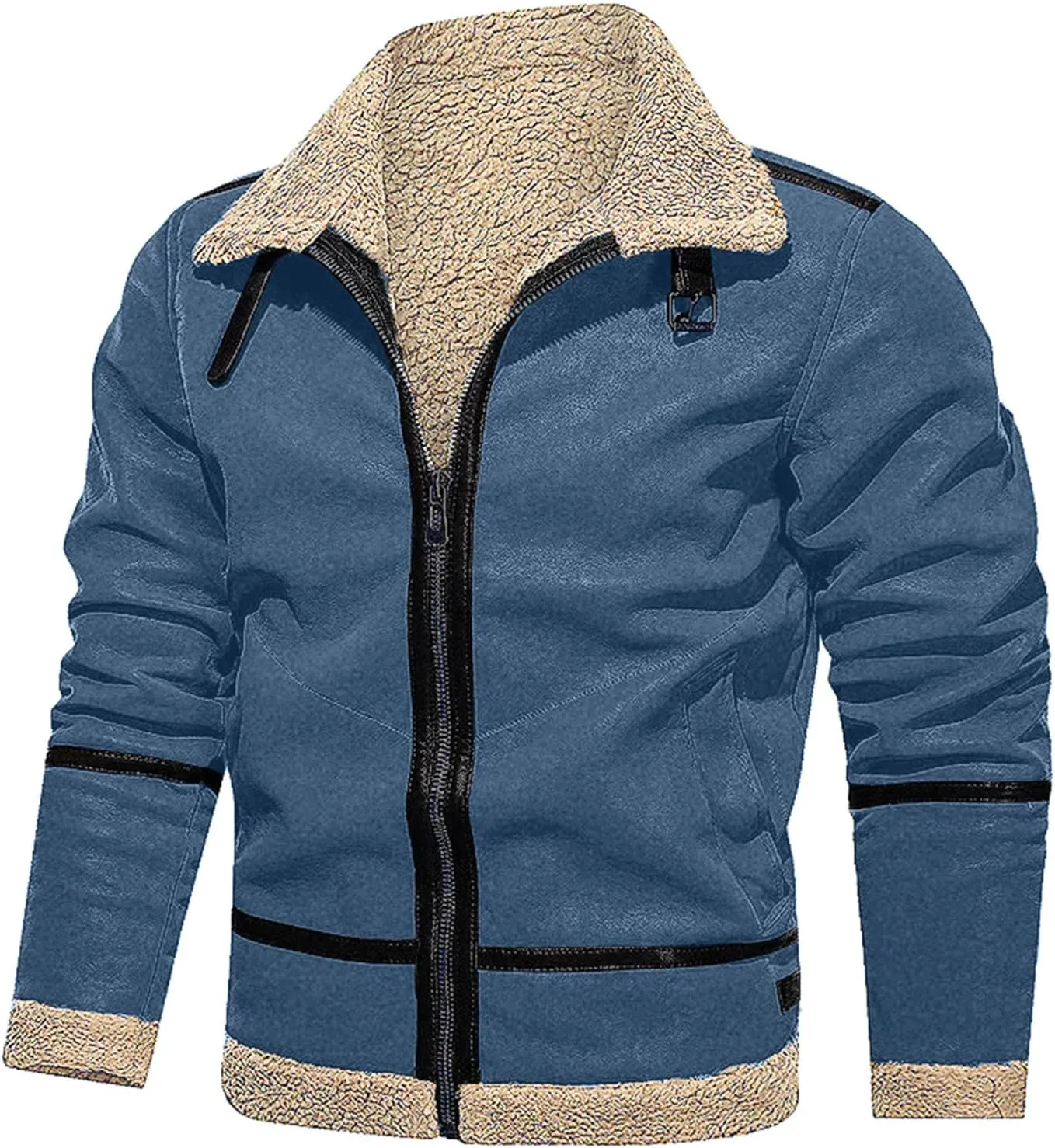 LCMTWX Winter Jackets for Men Jacket Stand Collar Knitted Splice Sweater Coat Casual Cardigan Stylish Winter Coats for