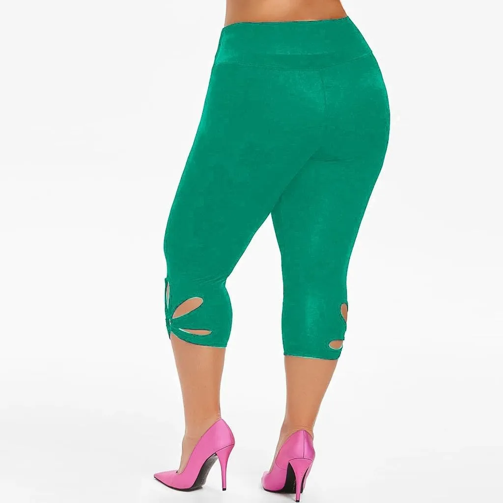 Leggings Women Feeling Flared Pants for Women Solid Color High Waisted Yoga Pants Womens Basic Leggings Stretchy
