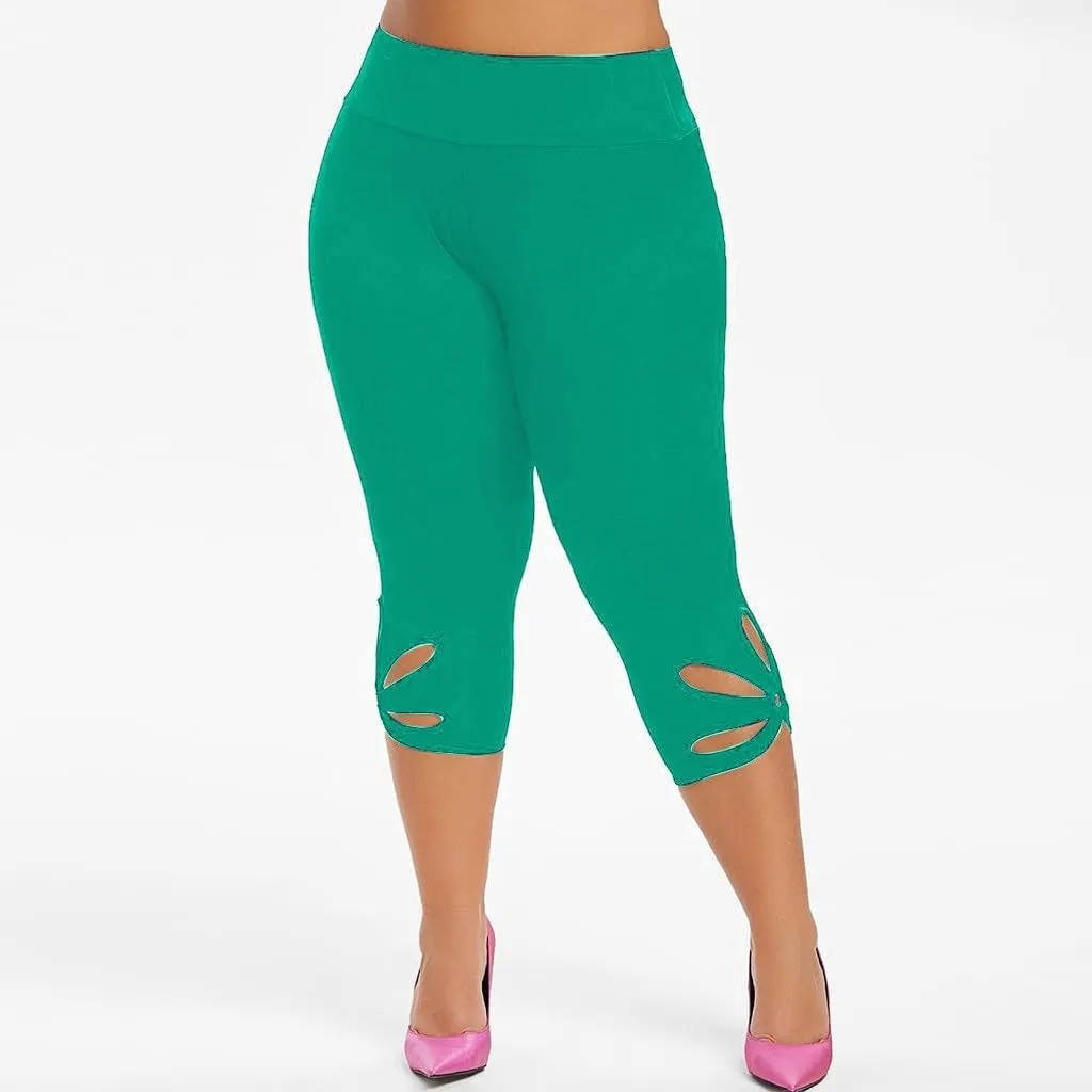 Leggings Women Feeling Flared Pants for Women Solid Color High Waisted Yoga Pants Womens Basic Leggings Stretchy