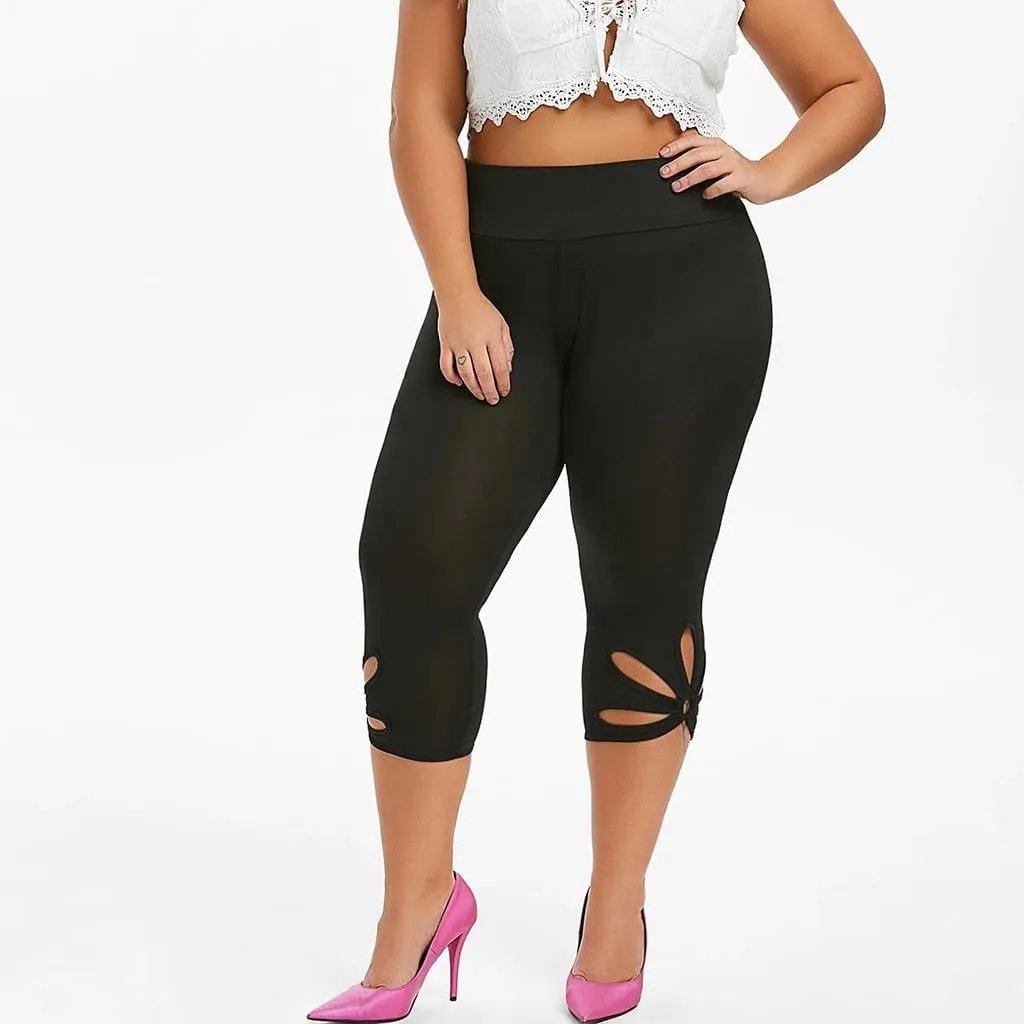 Leggings Women Feeling Flared Pants for Women Solid Color High Waisted Yoga Pants Womens Basic Leggings Stretchy