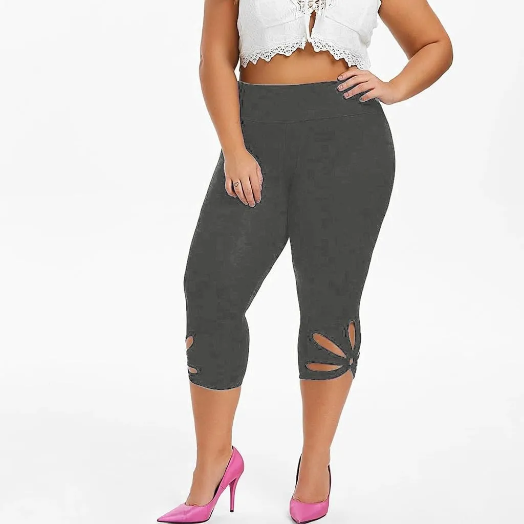 Leggings Women Feeling Flared Pants for Women Solid Color High Waisted Yoga Pants Womens Basic Leggings Stretchy