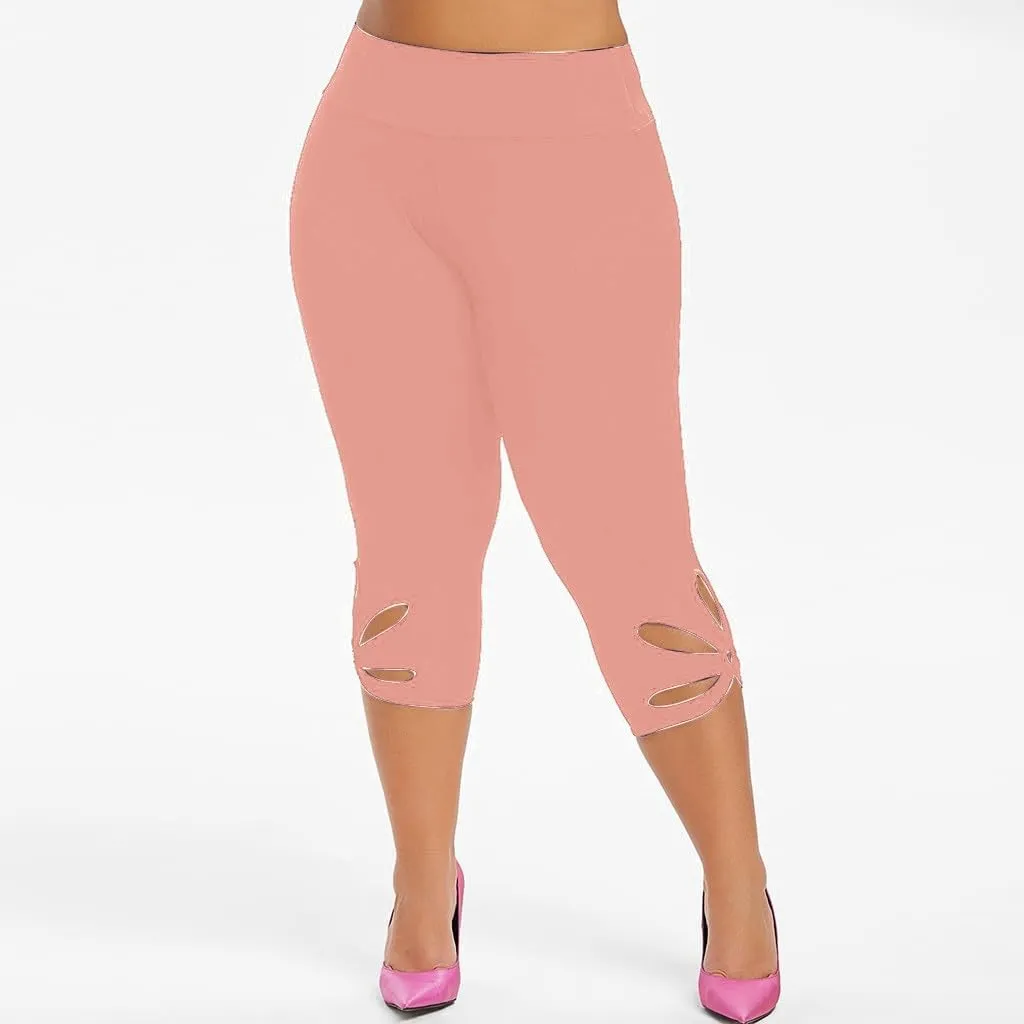 Leggings Women Feeling Flared Pants for Women Solid Color High Waisted Yoga Pants Womens Basic Leggings Stretchy