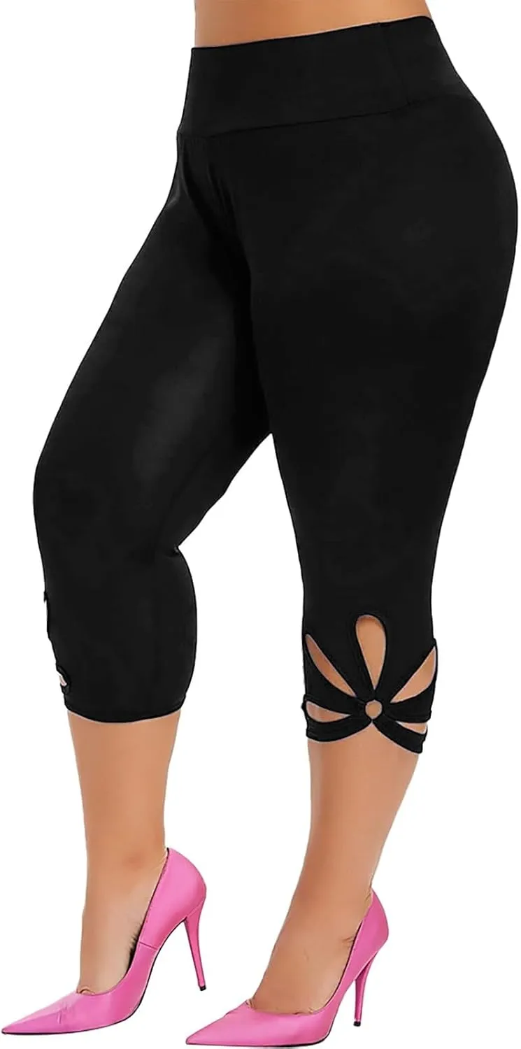 Leggings Women Feeling Flared Pants for Women Solid Color High Waisted Yoga Pants Womens Basic Leggings Stretchy