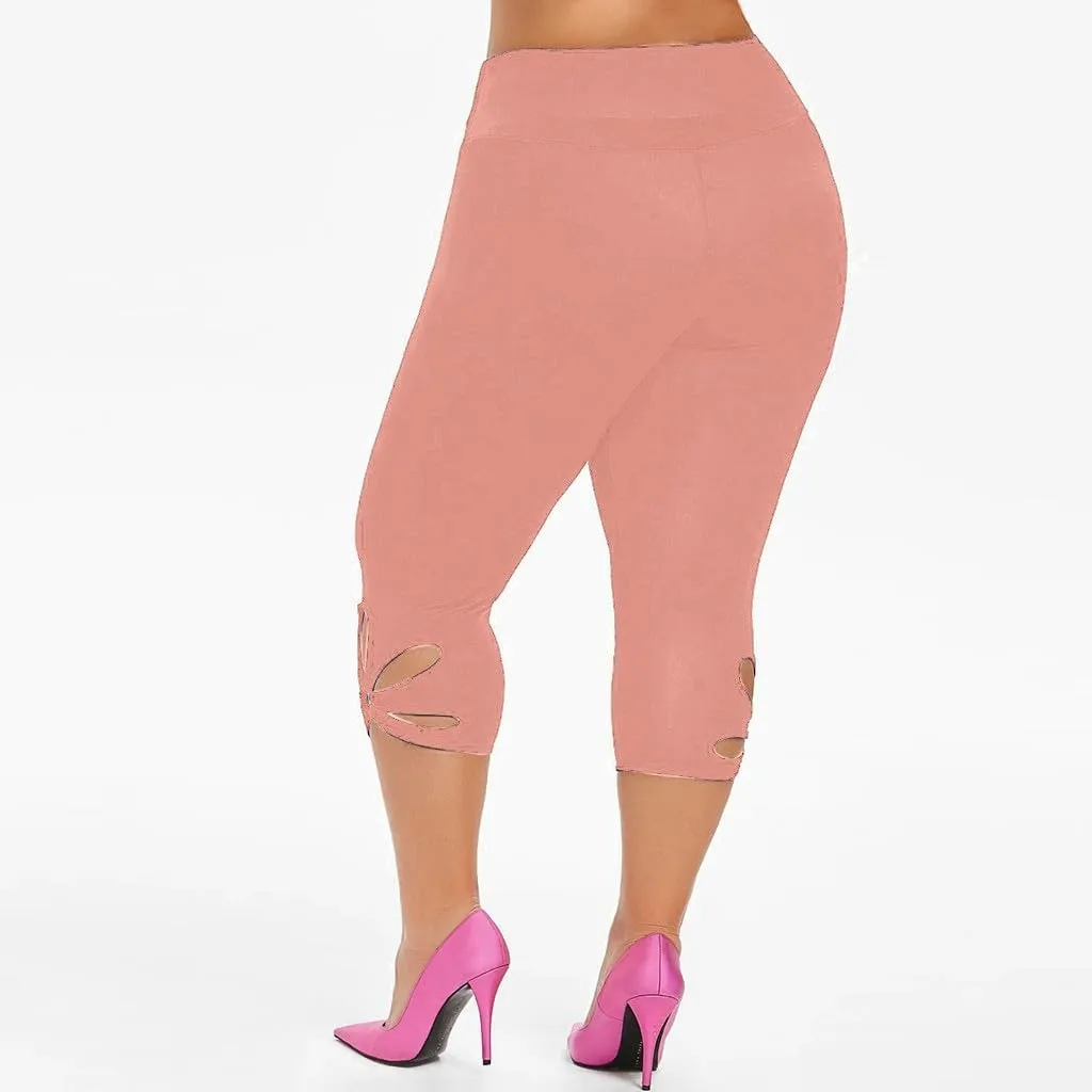 Leggings Women Feeling Flared Pants for Women Solid Color High Waisted Yoga Pants Womens Basic Leggings Stretchy