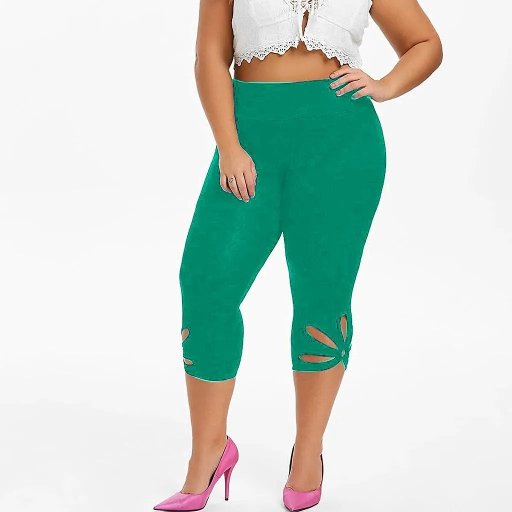 Leggings Women Feeling Flared Pants for Women Solid Color High Waisted Yoga Pants Womens Basic Leggings Stretchy