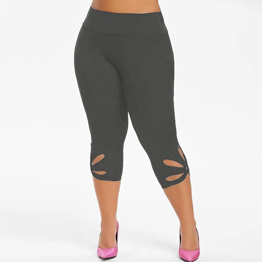 Leggings Women Feeling Flared Pants for Women Solid Color High Waisted Yoga Pants Womens Basic Leggings Stretchy