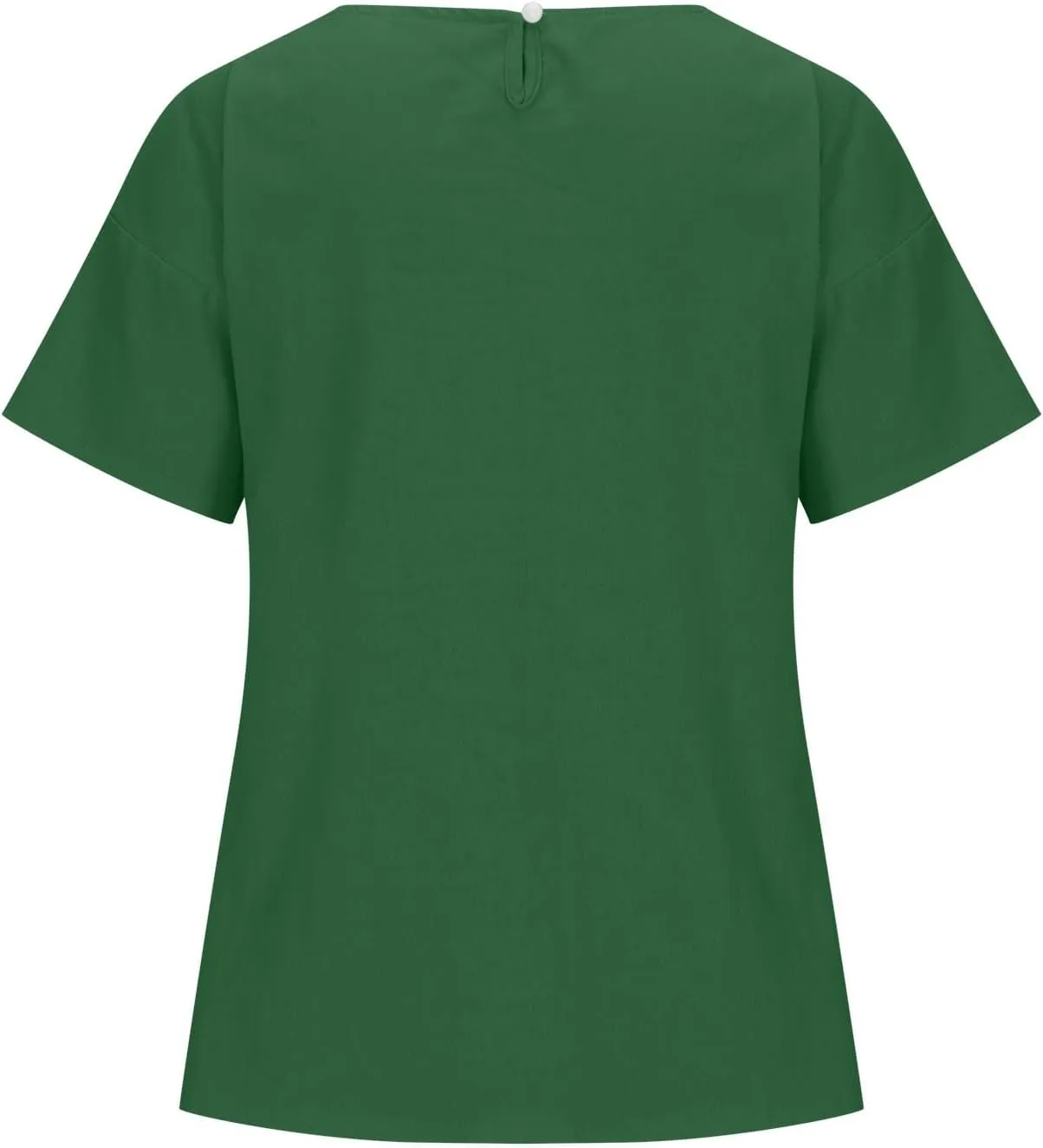 Linen Shirts for Women Summer Short Sleeve Tops Dressy Casual Blouse Irregular Hi-Low Hem Tunic Tees Fashion Clothes