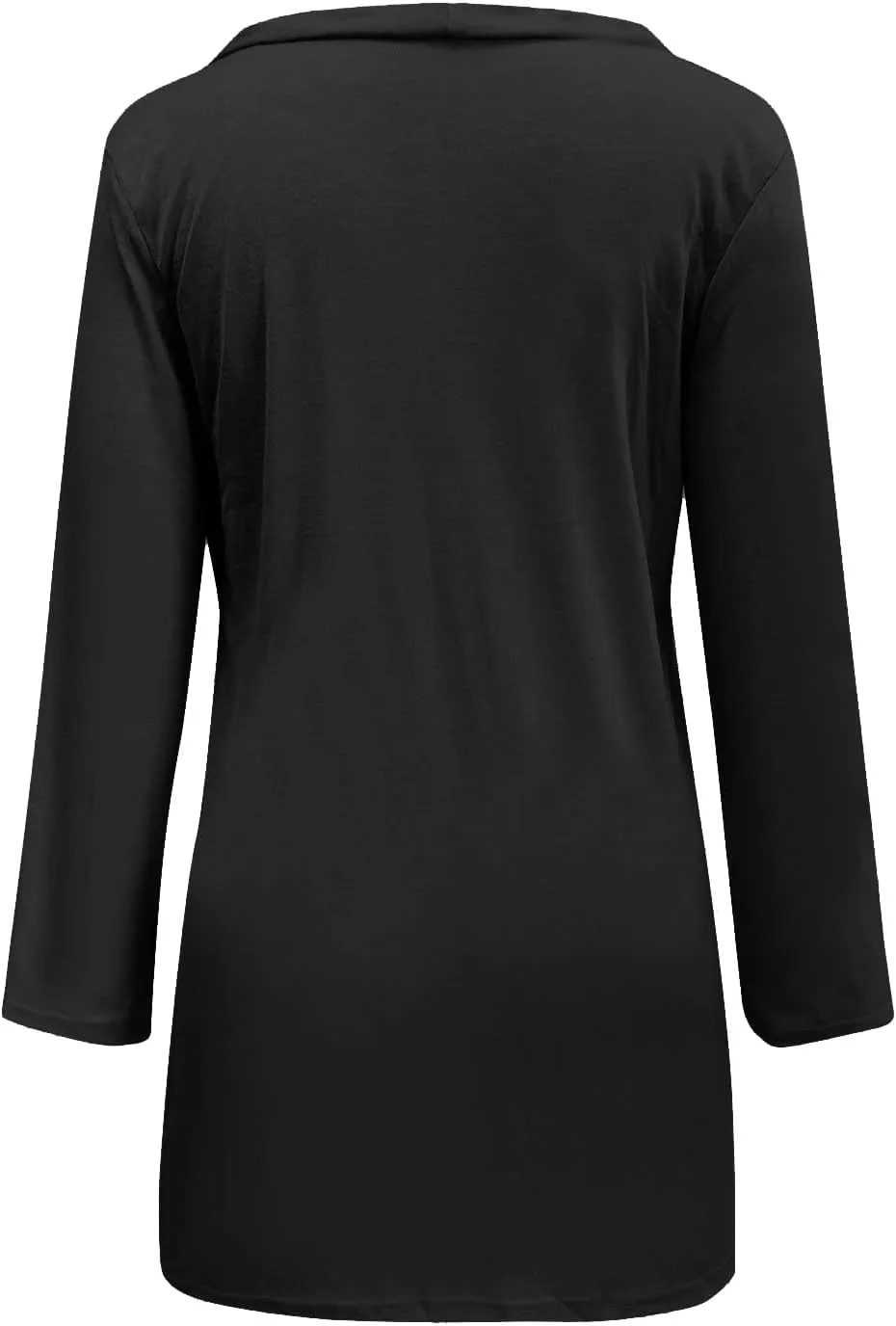 Long Sleeve Cardigan for Women Fall Open Front Kimono Sweatshrits with Pockets Soft Casual Losoe Outwear Shirts